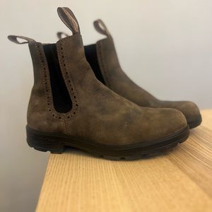 Blundstone High Top Boots-Rustic Brown